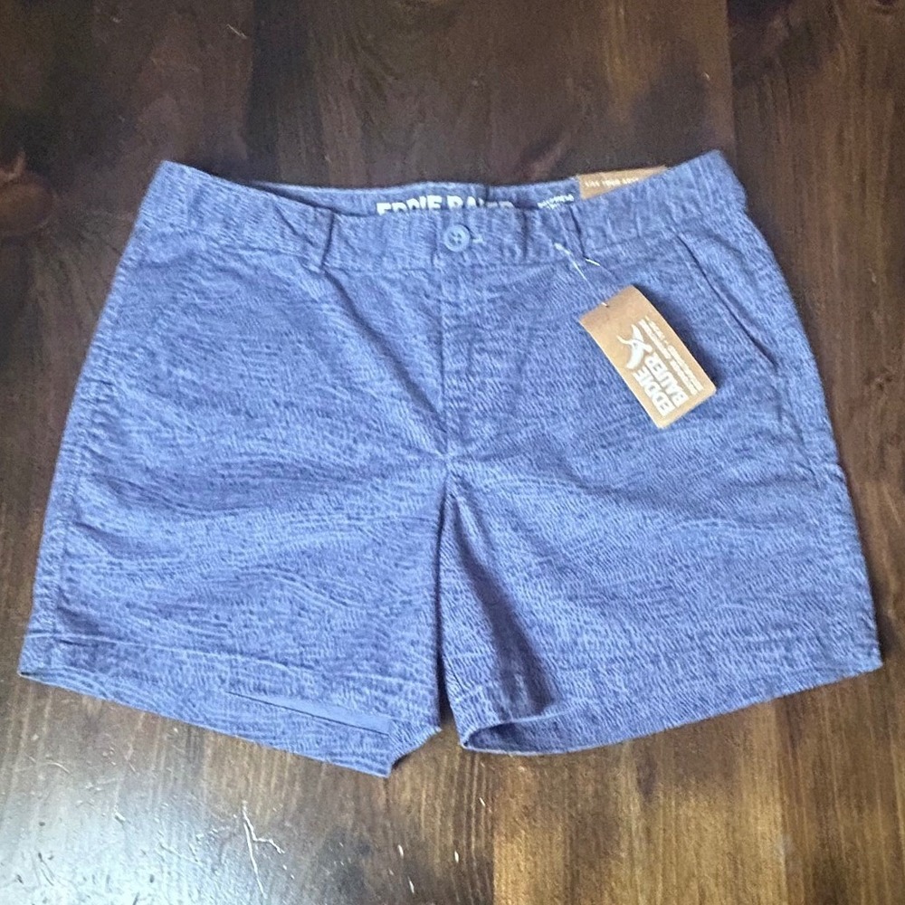 Eddie Bauer Shorts 10 Purplehaze WR Stretch Legend Wash Print Gorpcore Casual